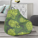Hop Pattern Hop Cone Background Bean Bag Cover