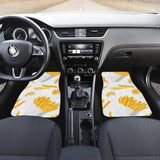 French Fries White Paper Box Pattern Front And Back Car Mats