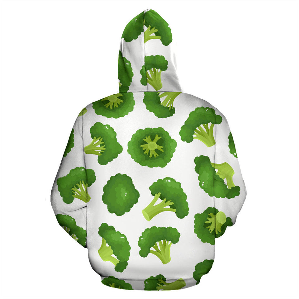 Cute Broccoli Pattern Men Women Pullover Hoodie
