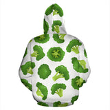 Cute Broccoli Pattern Men Women Pullover Hoodie