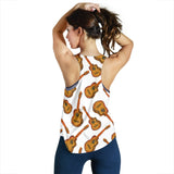 Paint Guitar Pattern Women Racerback Tank Top