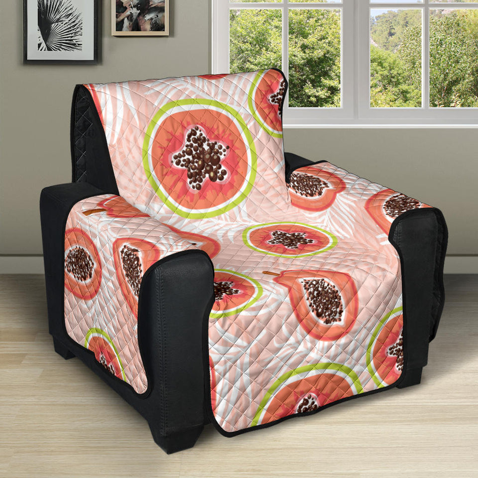 papaya leaves pattern Recliner Cover Protector
