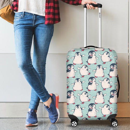 Cute Penguin Pattern Cabin Suitcases Luggages