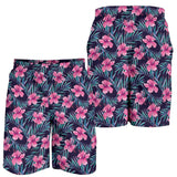 Hibiscus Pattern Print Design 05 Men Shorts