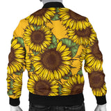 Sunflower Pattern Men'S Bomber Jacket