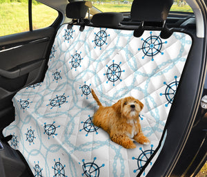 Nautical Steering Wheel Chain Dog Car Seat Covers