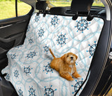 Nautical Steering Wheel Chain Dog Car Seat Covers