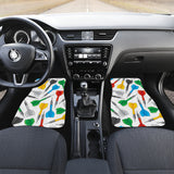 Darts Pattern Print Design 03 Front Car Mats