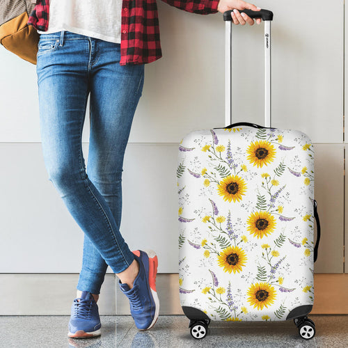 Beautiful Sunflowers Pattern Cabin Suitcases Luggages