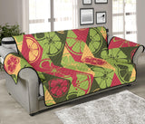 Cool Geometric lime pattern Sofa Cover Protector