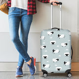 Sheep Polka Dot Cloud Pattern Cabin Suitcases Luggages