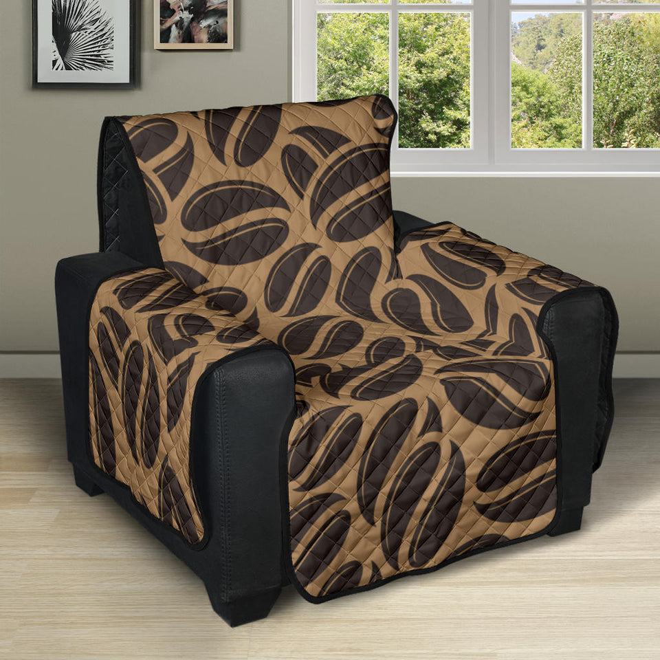 Coffee bean on brown background Recliner Cover Protector
