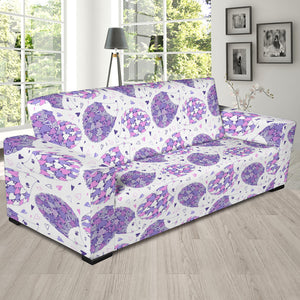 Hedgehog Pattern Print Design 05 Sofa Slipcover