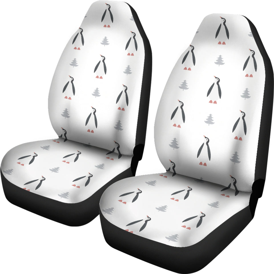 Penguin Pattern  Universal Fit Car Seat Covers