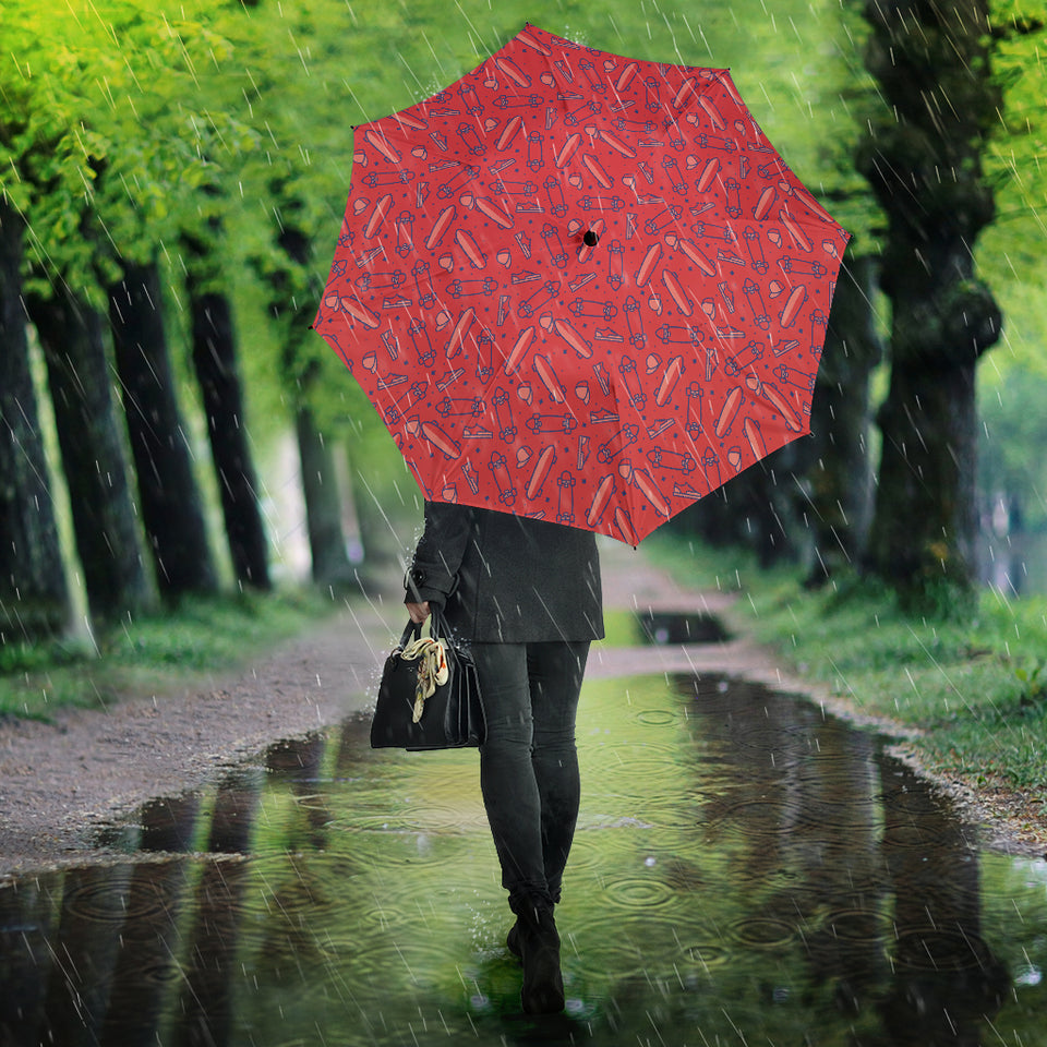 Skate Board Pattern Print Design 01 Umbrella