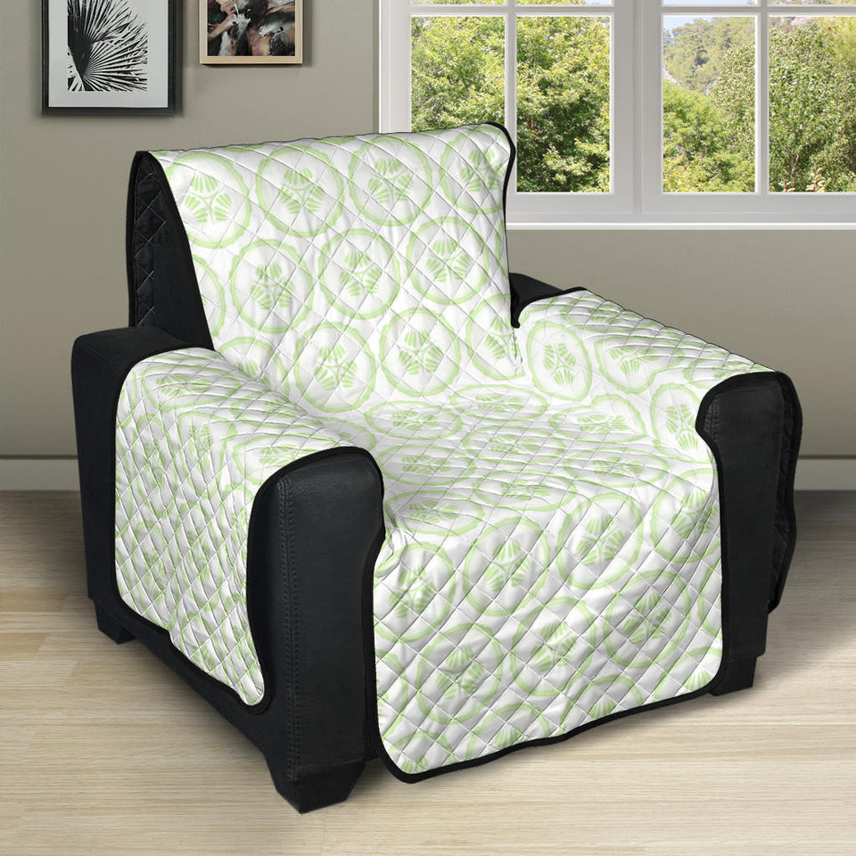 Cucumber pattern background Recliner Cover Protector