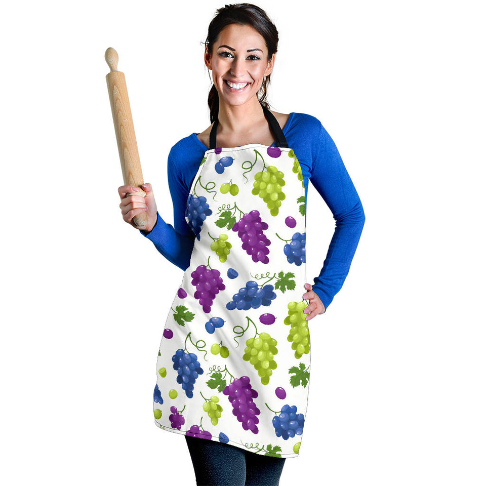 Grape Pattern Adjustable Apron
