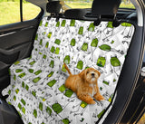 Sketch Funny Frog Pattern Dog Car Seat Covers