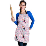 Beautiful Toucan Flower Leaves Adjustable Apron