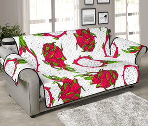 dragon fruits white background Sofa Cover Protector