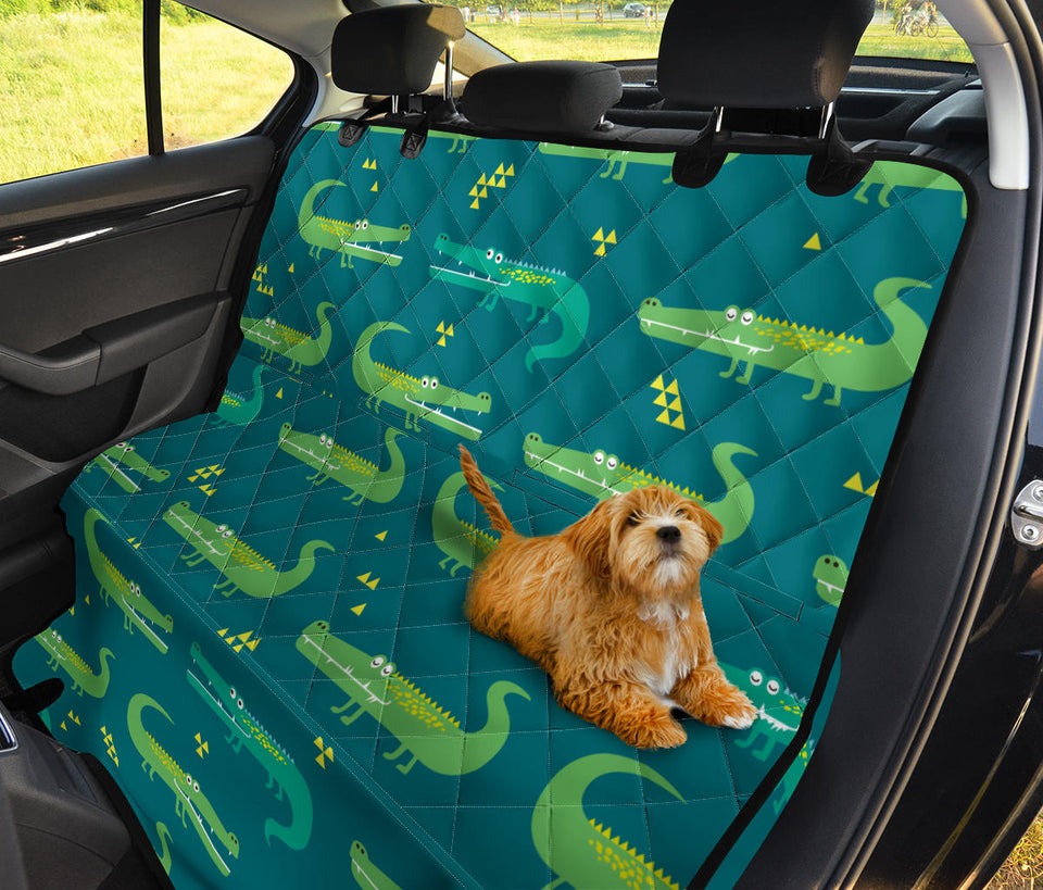 Crocodile Pattern Dog Car Seat Covers