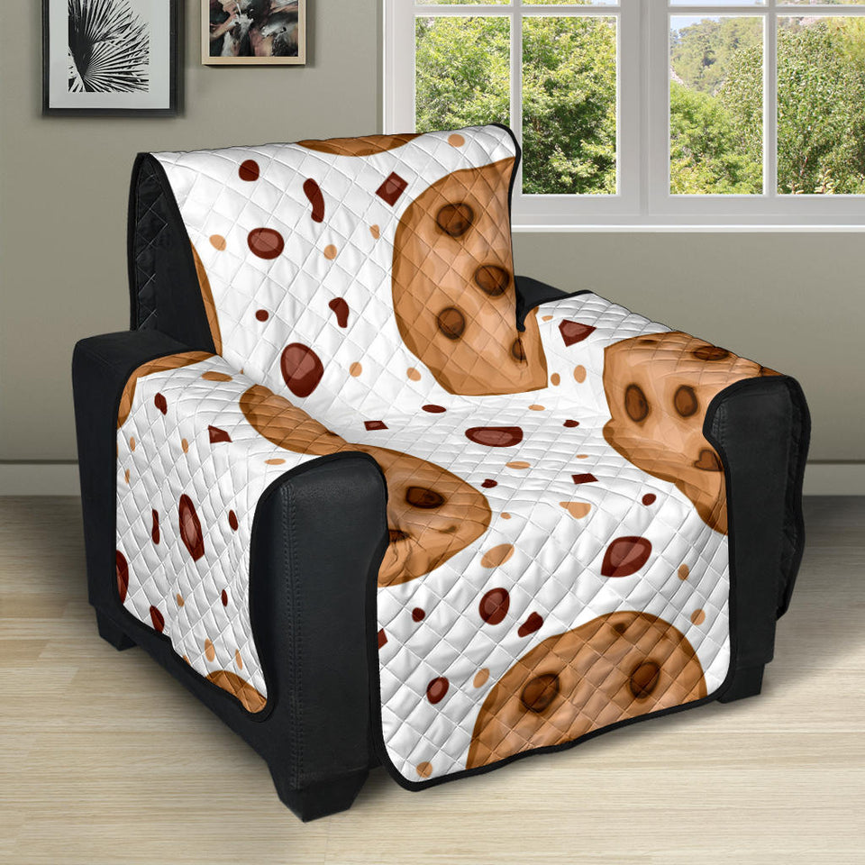 chocolate chip cookie pattern Recliner Cover Protector