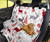 Deer Tree Snowflakes Chrismas Pattern Dog Car Seat Covers