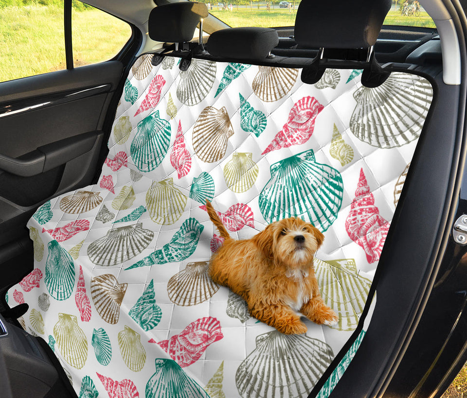 Colorful Shell Pattern Dog Car Seat Covers