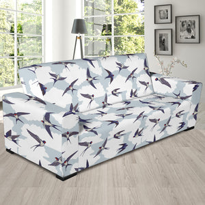 Swallow Pattern Print Design 05  Sofa Slipcover