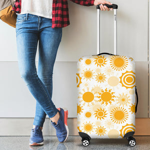Sun Design Pattern Cabin Suitcases Luggages
