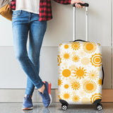 Sun Design Pattern Cabin Suitcases Luggages