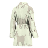 Little Young Goat Pattern Women'S Bathrobe