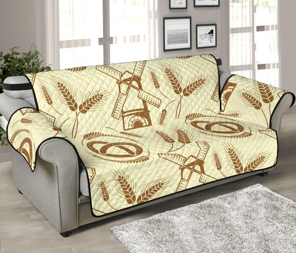 Windmill Wheat pattern Sofa Cover Protector