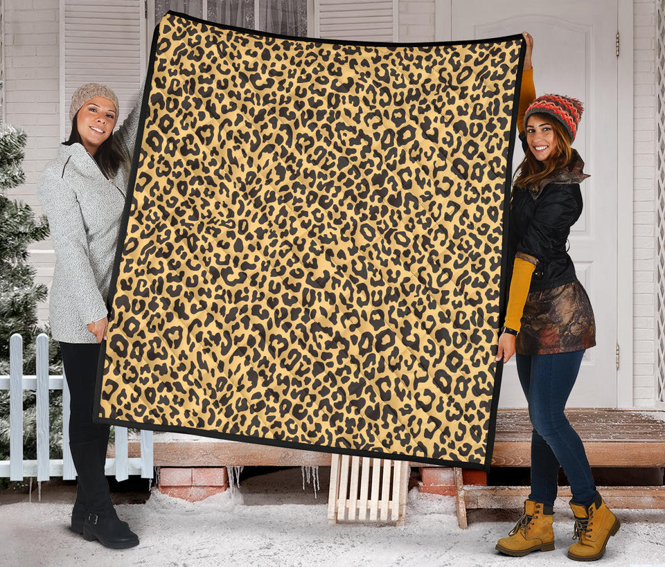 Leopard Skin Print Premium Quilt