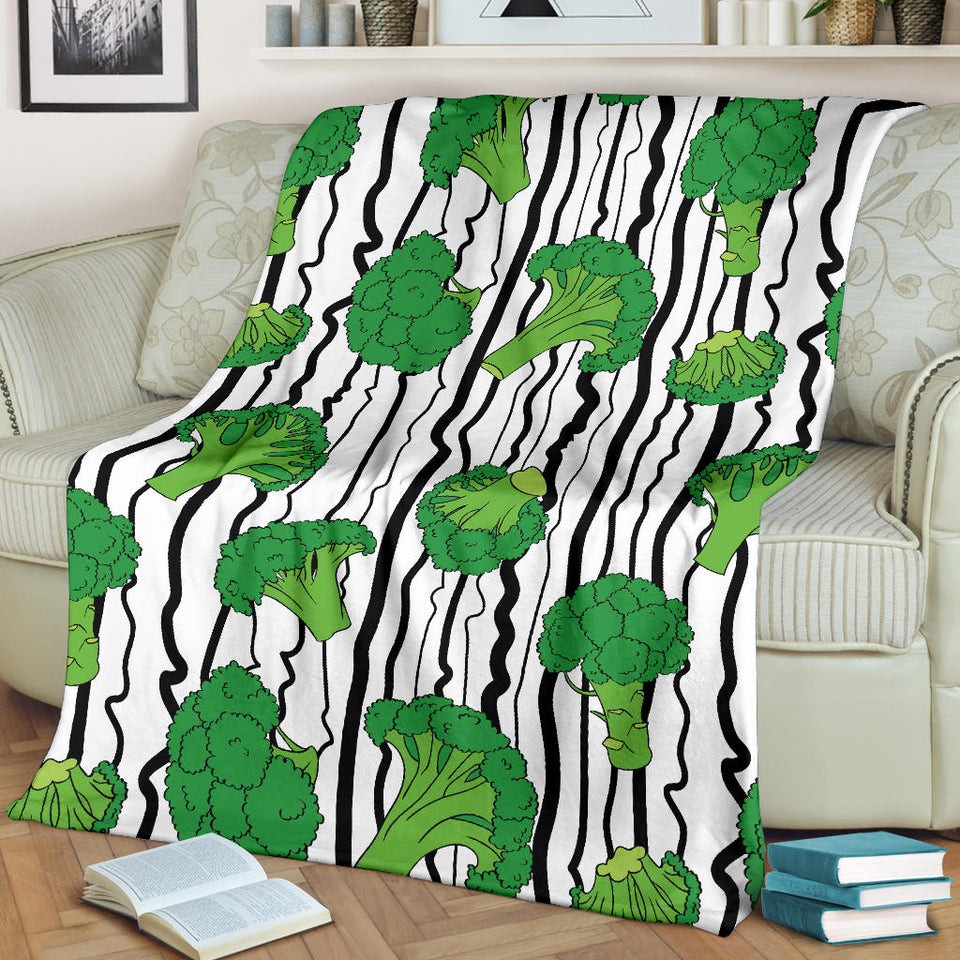 Cool Broccoli Pattern Premium Blanket