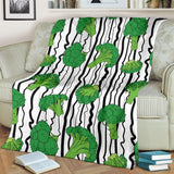 Cool Broccoli Pattern Premium Blanket