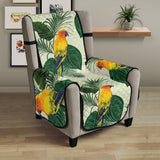 Beautiful parrot palm leaves pattern Chair Cover Protector