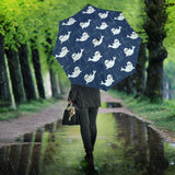Cute White Baby Sea Lion Seal Pattern Umbrella