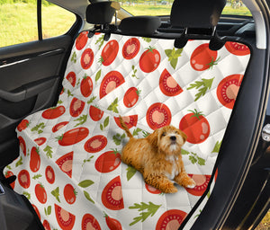 Tomato Pattern Dog Car Seat Covers