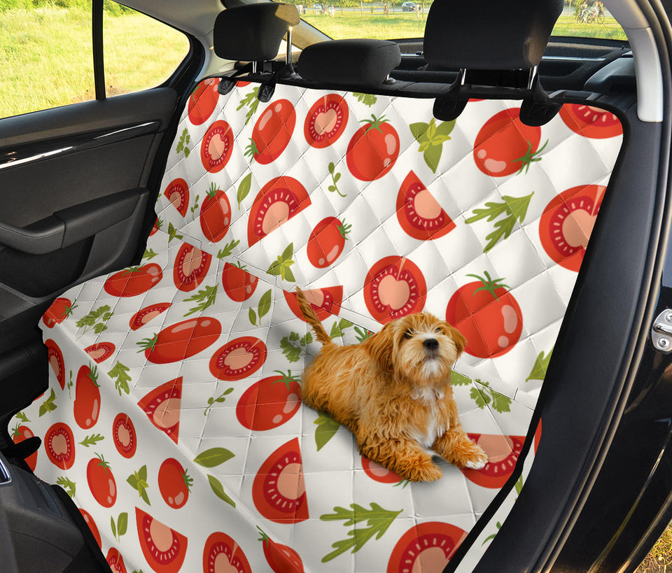 Tomato Pattern Dog Car Seat Covers