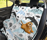 Cute Dolphins Childish Style Pattern Dog Car Seat Covers
