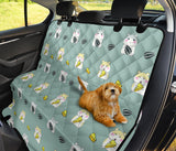 Cute Hamster Cheese Pattern Dog Car Seat Covers