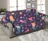 beautiful mermaid Fish jellyfish algae other marine world Sofa Cover Protector