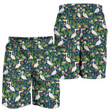 Pelican Pattern Print Design 05 Men Shorts