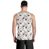 cute mermaid pattern Men Tank Top