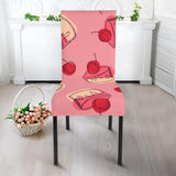 Cake Cherry Pattern Dining Chair Slipcover