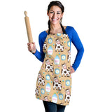 Cow Bottle Of Milk Pattern Adjustable Apron