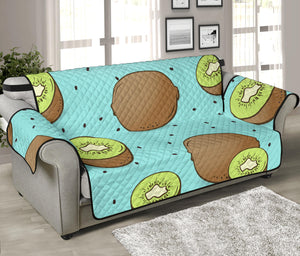 Kiwi blue background Sofa Cover Protector