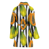Papaya Design Pattern Women'S Bathrobe