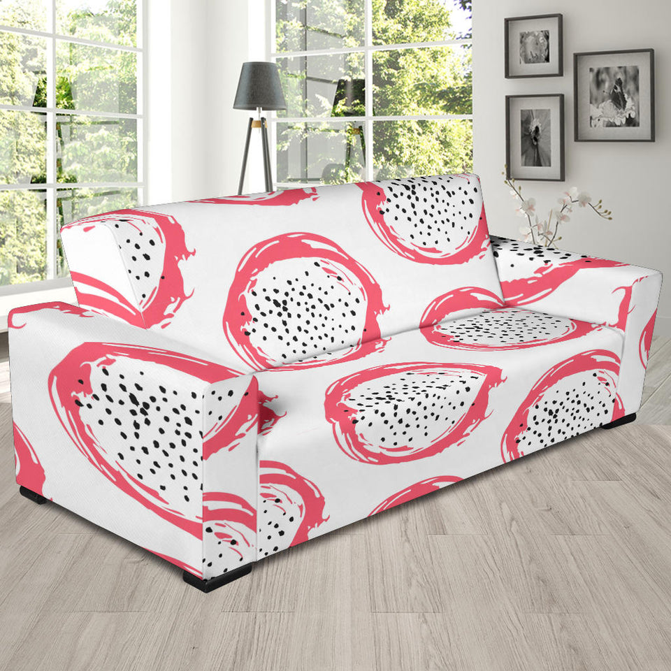 Hand Drawn Dragon Fruit Sofa Slipcover